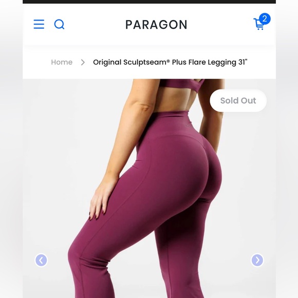 PARAGON Pants - New PARAGON Sculptseam Plus Flare Legging